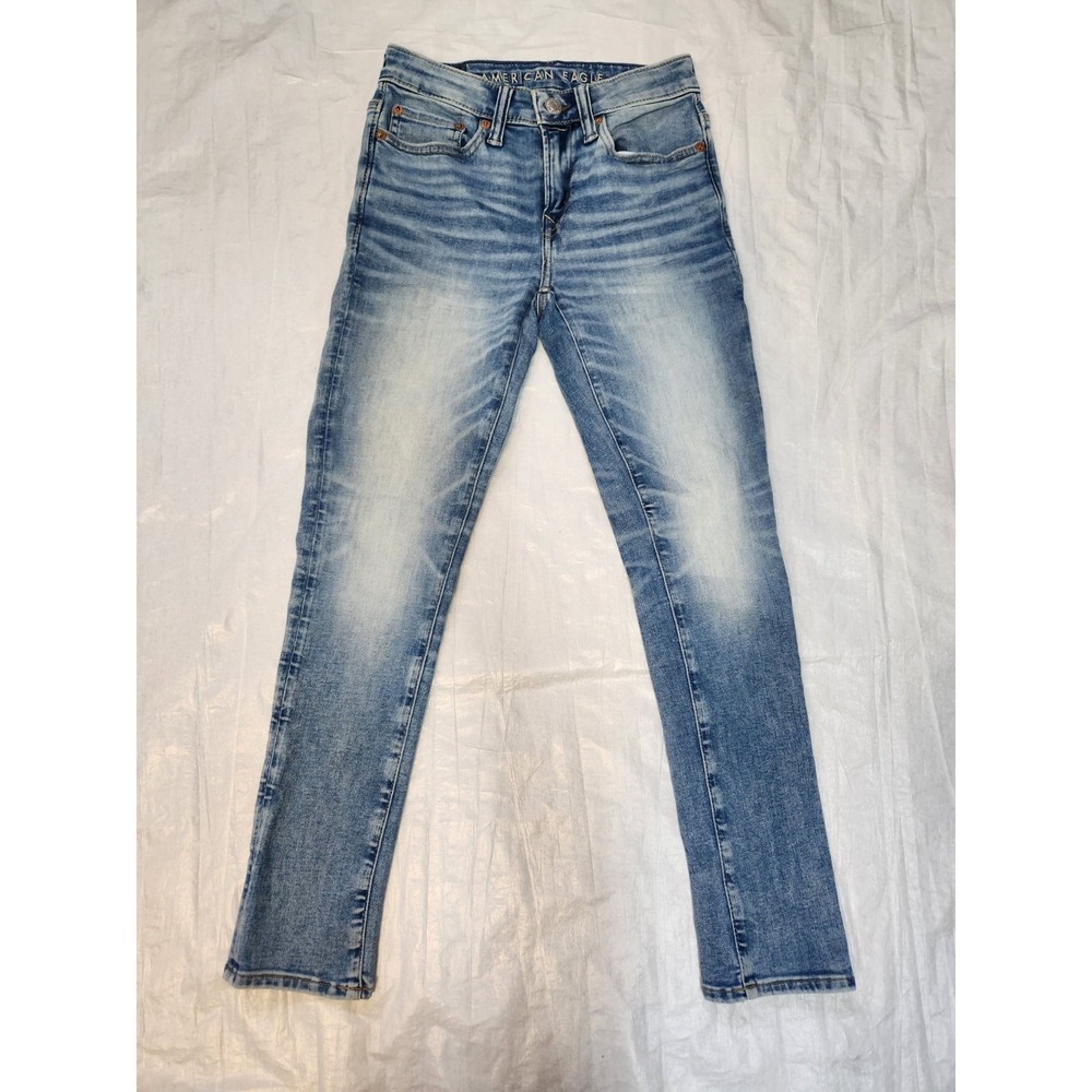 American Eagle 26x28 Skinny Jeans Light Airflex 360